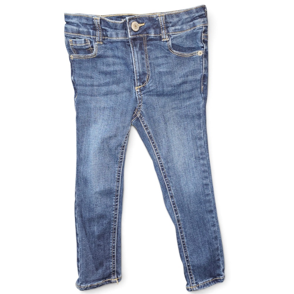 Thereabouts Skinny Jeans Girls 4T Blue Excellent High Rise Recycled Denim